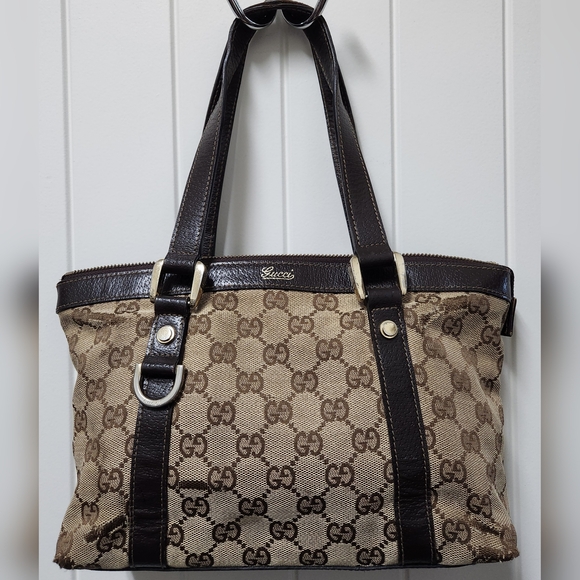 GUCCI GG Monogram Canvas Mini Zip Tote FIXER UPPER - Picture 3 of 14